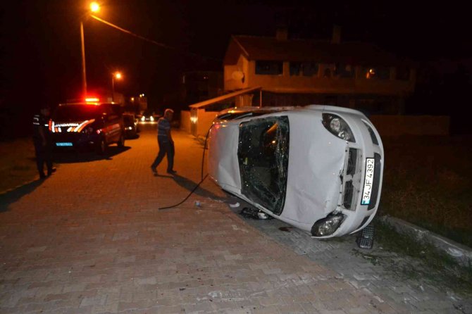 Ergene’de Trafik Kazası: 2 Yaralı