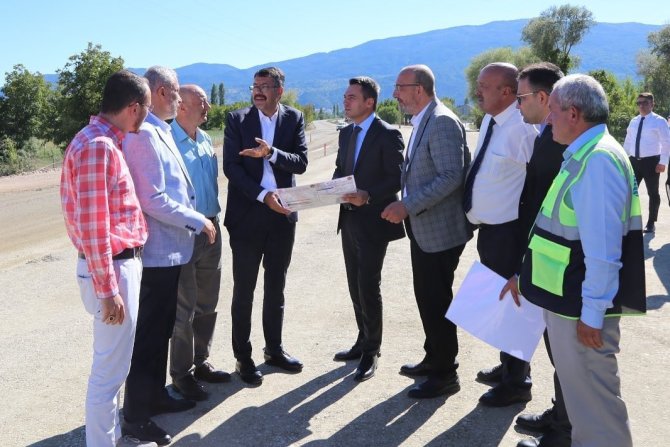 Vali Çelik, Tavşanlı-emet-simav Yolunda İncelemelerde Bulundu