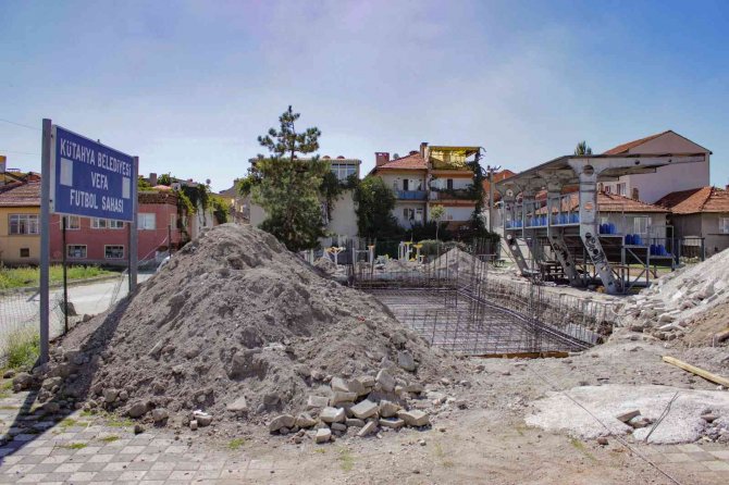 Vefa Futbol Sahası’nda Ek Bina İnşaatı Başladı