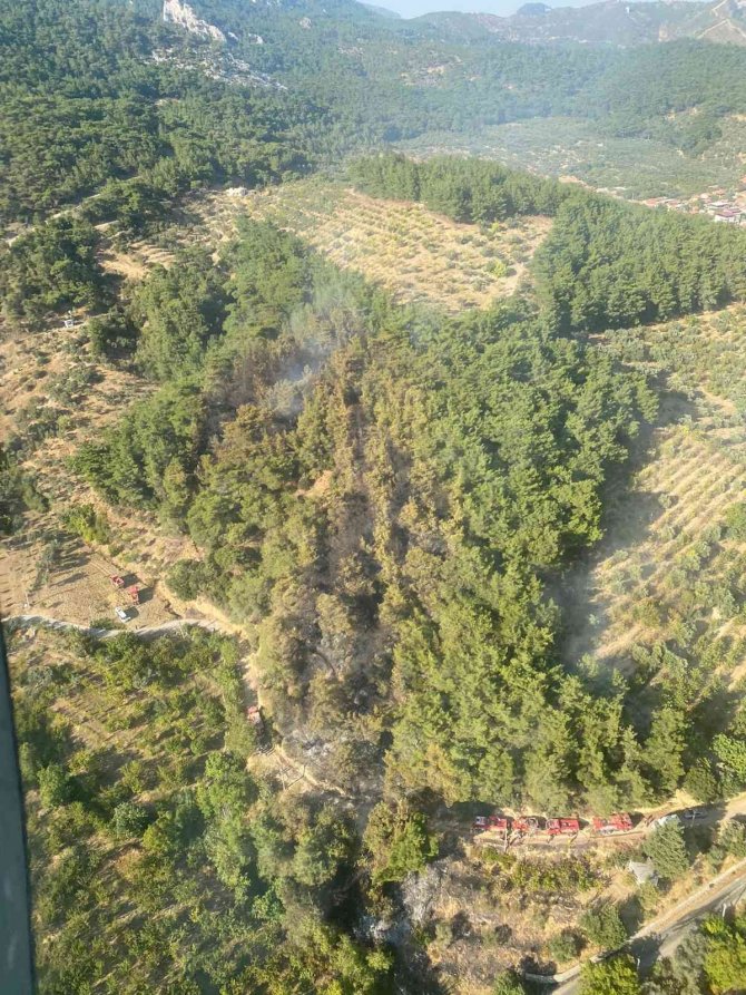 İ̇zmir’de Çıkan Yangın Kontrol Altına Alındı
