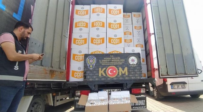 13 Milyon Kaçak Makaron Ve Doldurulmuş Sigara Ele Geçirildi