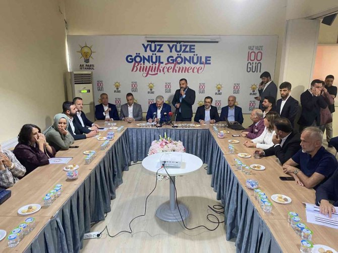 Ak Parti’den 19 Belediye Başkanıyla Büyükçekmece’de “Yüz Yüze 100 Gün” Programı