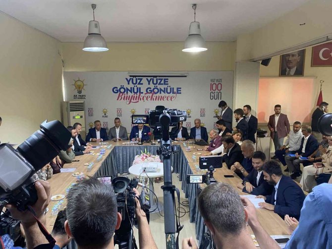 Ak Parti’den 19 Belediye Başkanıyla Büyükçekmece’de “Yüz Yüze 100 Gün” Programı