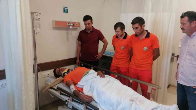 Orman İşçilerine Taşıyan Arazöz Devrildi: 3 Yaralı