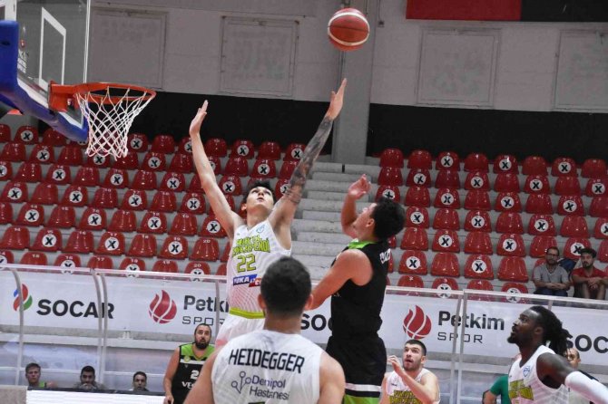 Ege Cup: Merkezefendi Basket: 74 - Manisa Büyükşehir Belediye Spor: 94