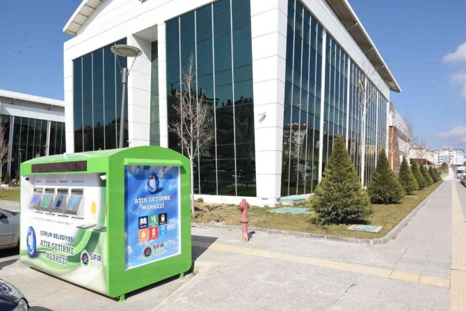 Çorum’da Atıklar Her Mahalledeki Mobil Merkezlerde Toplanacak