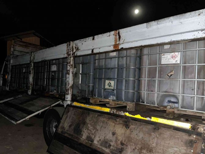 37 Bin 250 Litre Kaçak Akaryakıt Ele Geçirildi