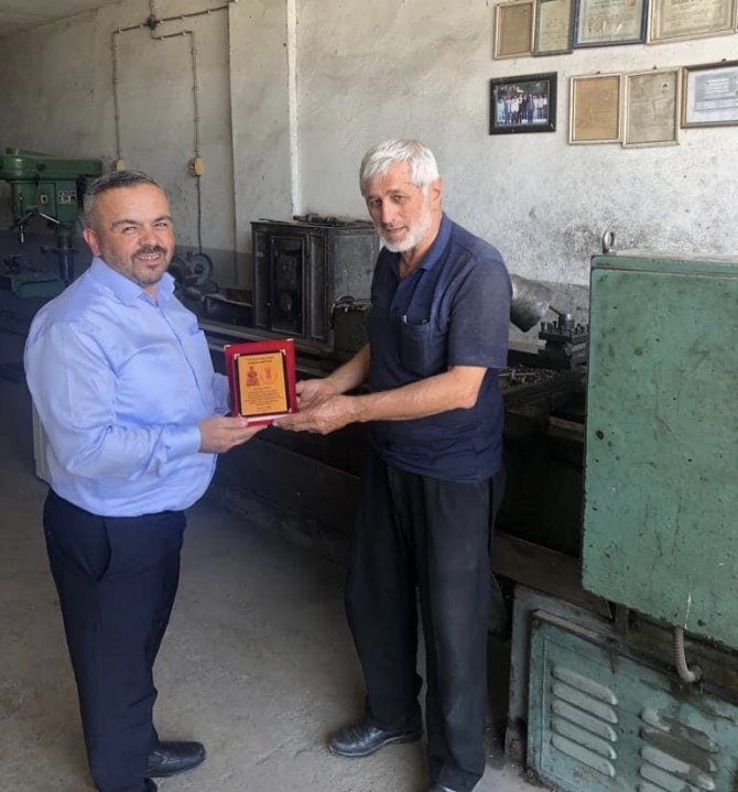 Taşova’da Esnafa Ahilik Haftası Plaketi