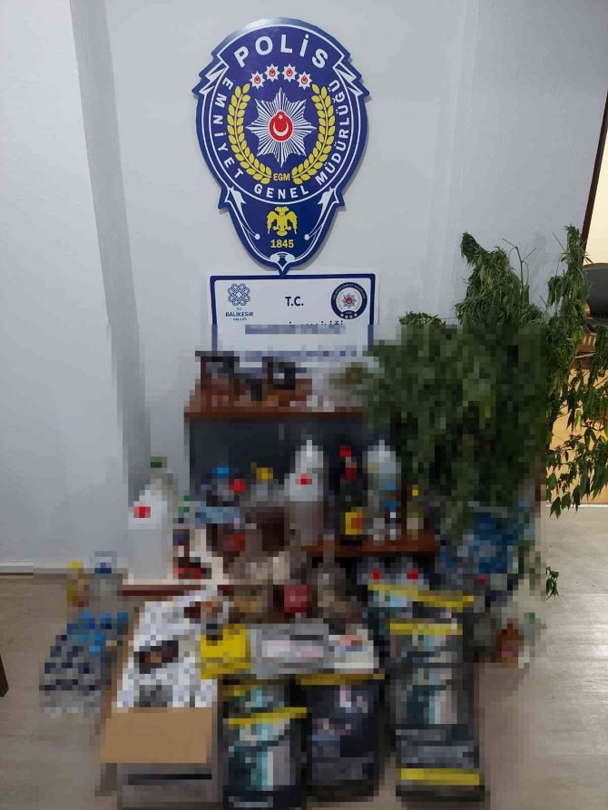 Gönen’de Uyuşturucu Ve Kaçakçılık Operasyonu