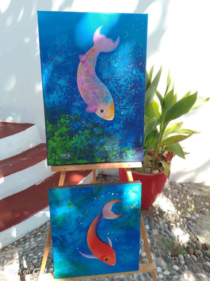 ’Suyunu Arayan Balıklar’ Konulu Resim Sergisi Ziyarete Açıldı