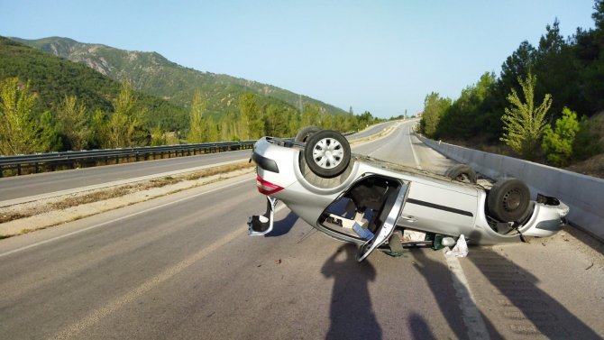 Tokat’ta Otomobil Devrildi: 4 Yaralı