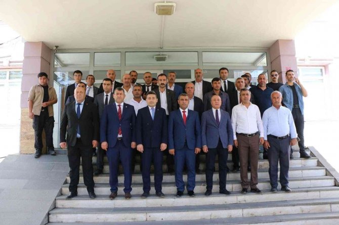 Mhp Milletvekillerinden Kaymakam Özçelik’e Ziyaret