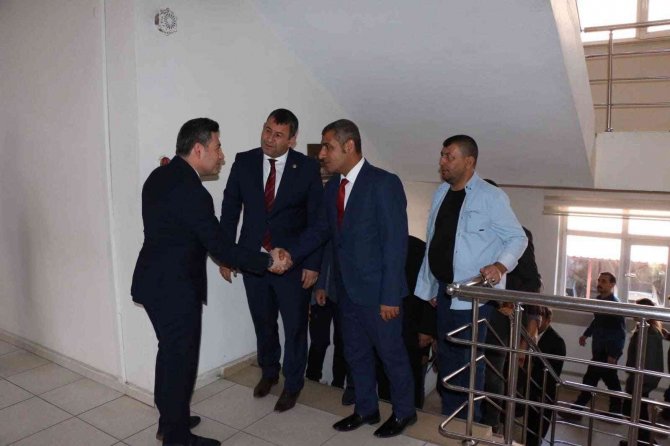 Mhp Milletvekillerinden Kaymakam Özçelik’e Ziyaret