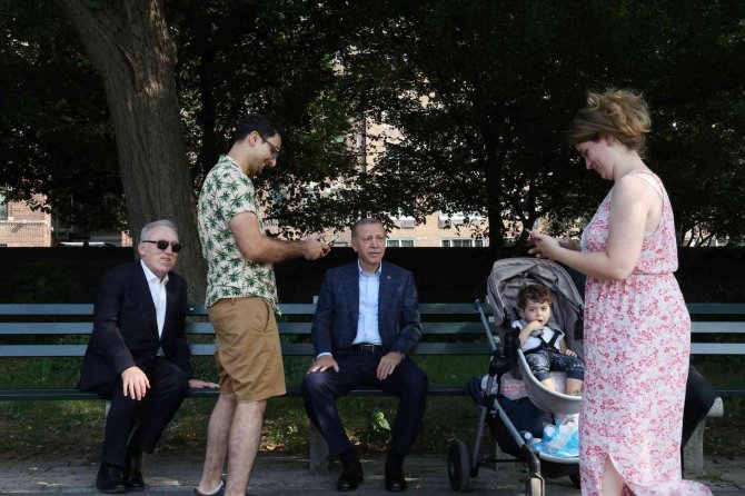 Cumhurbaşkanı Erdoğan, Central Park’ta Yürüyüş Yaptı