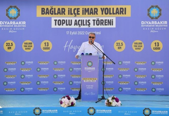 Bağlar İlçesinde 13 Caddenin Açılışı Yapıldı