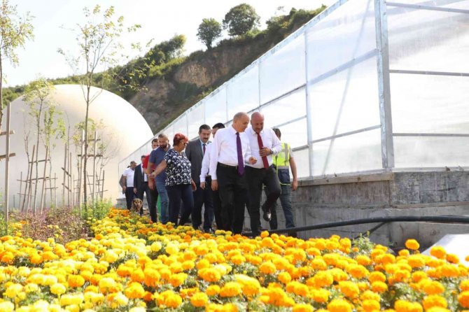 Çöp Tesisi Çiçek Bahçesine Döndü