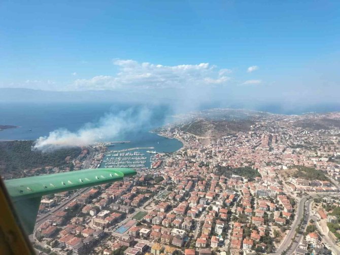 Çeşme’de Yangın