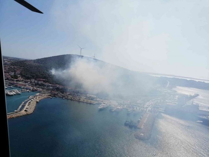 Çeşme’de Yangın