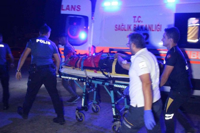Elma Yüklü Kamyonet İle Otomobil Kafa Kafaya Çarpıştı: 2 Yaralı