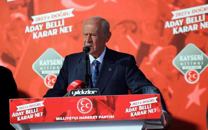 Mhp Lideri Devlet Bahçeli: "2023 Yılında Cumhurbaşkanı Adayımız Recep Tayyip Erdoğan’dır"