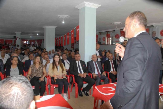 Mhp’li Osmanağaoğlu Alaköy’de Coşkuyla Karşılandı