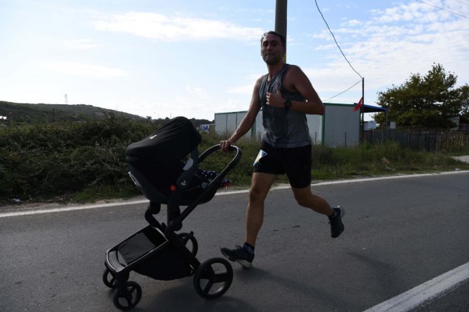 1. Saros Yarı Maratonu Koşuldu