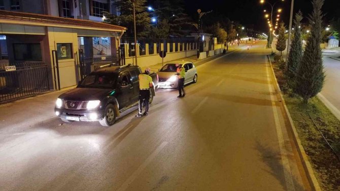Sürücülere Dron Destekli Gece Denetimi