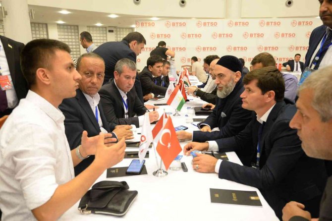 Btso Üyeleri Tacikistan İş Dünyası İle Buluştu