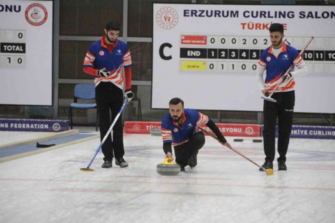 Türkiye Curling Süper Lig Finali Erzurum’da Yapıldı
