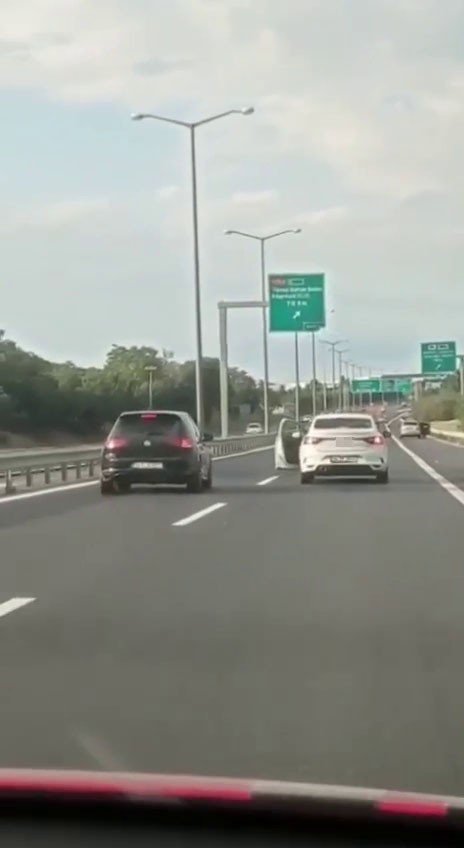 Tem Otoyolunda Trafik Canavarı Kamerada