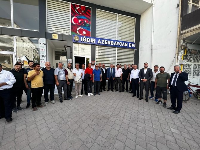 Türkiye Azerbaycan Dostluk Grubu Başkanı, İ̇stanbul Milletvekili Şamil Ayrım’dan Iğdır Azerbaycan Evi’ne Ziyaret