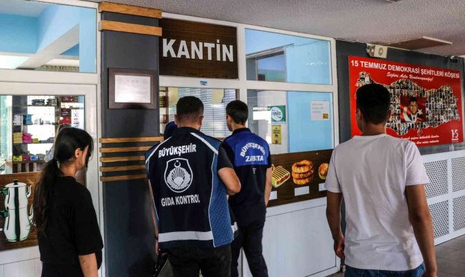 Van Büyükşehir Zabıtasından Okul Kantinlerinde Gıda Ve Hijyen Denetimi