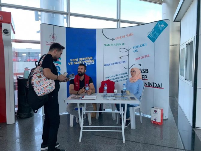 Aydın Gençlik Ve Spor İ̇l Müdürlüğü, Otogarda Öğrencileri Karşılıyor