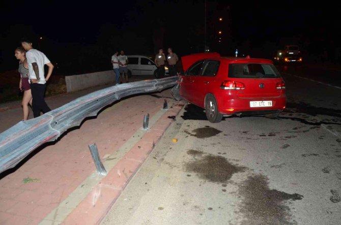 Otomobilin Hurdaya Çıktığı Kazada Ölümden Dönen Yolcu Hava Yastığı Şaşkınlığı Yaşadı