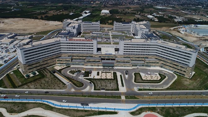 Bursa Şehir Hastanesi’ne İlk 7 Ayda 40 Bin 624 Hasta Yatışı Yapıldı