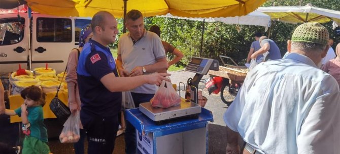 Canik’te Zabıtadan Hijyen Ve Etiket Denetimi