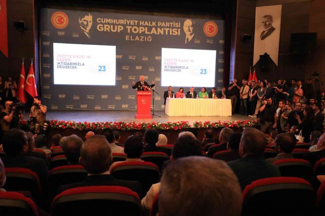Chp Grup Toplantısını Elazığ’da Yaptı