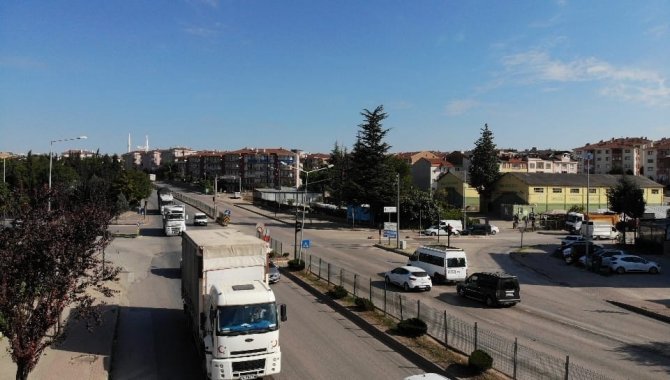 İ̇negöl’de Dron İle Trafik Denetimi