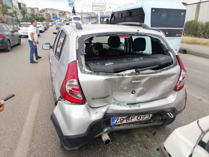 Karabük’te Zincirleme Kaza: 1 Yaralı