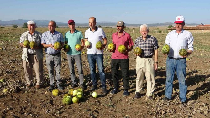 Kütahya’nın Meşhur ’Terziler Kavunu’ Tezgahlardaki Yerini Aldı