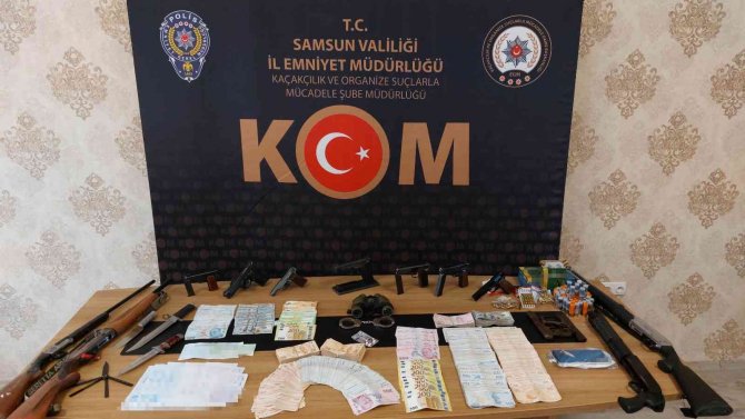 Samsun’da Suç Örgütüne Operasyon: 15 Gözaltı