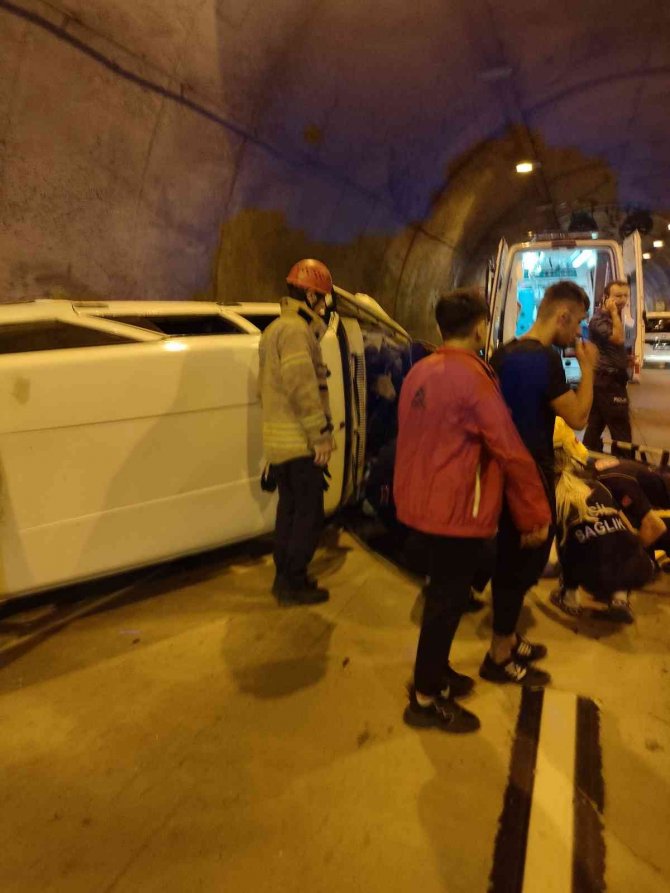Sarıyer Tünel’de Kaza: 1 Yaralı