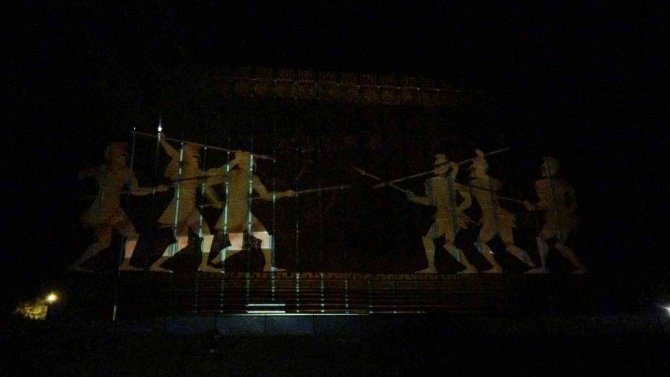 Troya Müzesi’nde 3d Mapping Gösterisi