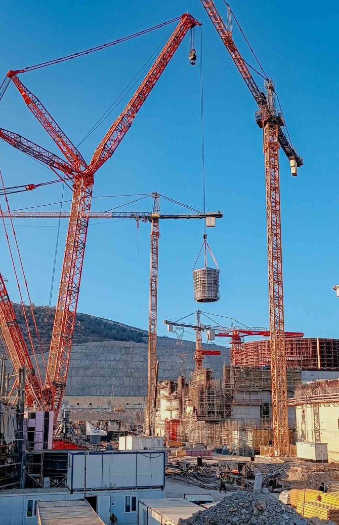 Akkuyu Ngs’nin 2. Ünitesinde Reaktör Şaftının Kaplaması Tamamlandı