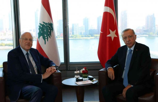 Cumhurbaşkanı Erdoğan, Lübnan Başbakanı Necip Mikati’yi Kabul Etti