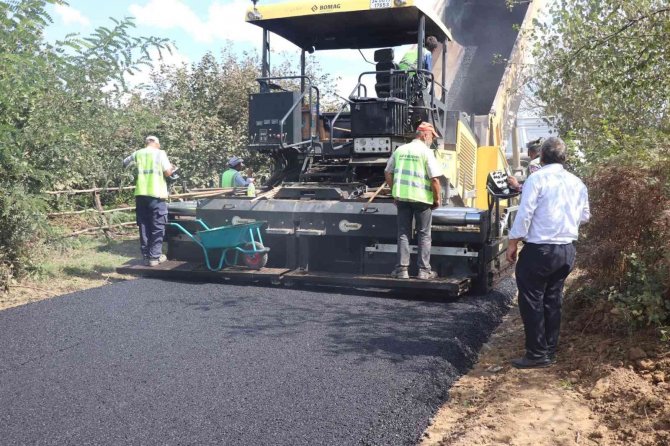 Konuralp’te Asfalt Çalışmasına Başlandı