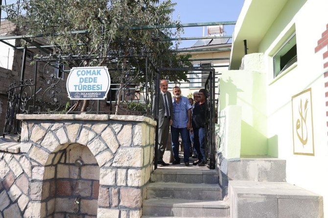 Çomak Dede Türbesi’nde Çevre Düzenlemesi