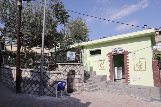 Çomak Dede Türbesi’nde Çevre Düzenlemesi