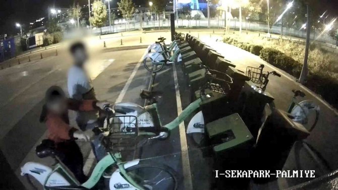 Belediyeye Ait Bisikletleri Çalan Şahıs Tutuklandı