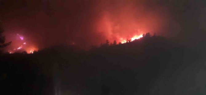Marmaris’teki Orman Yangınında 10 Saat Geride Kaldı